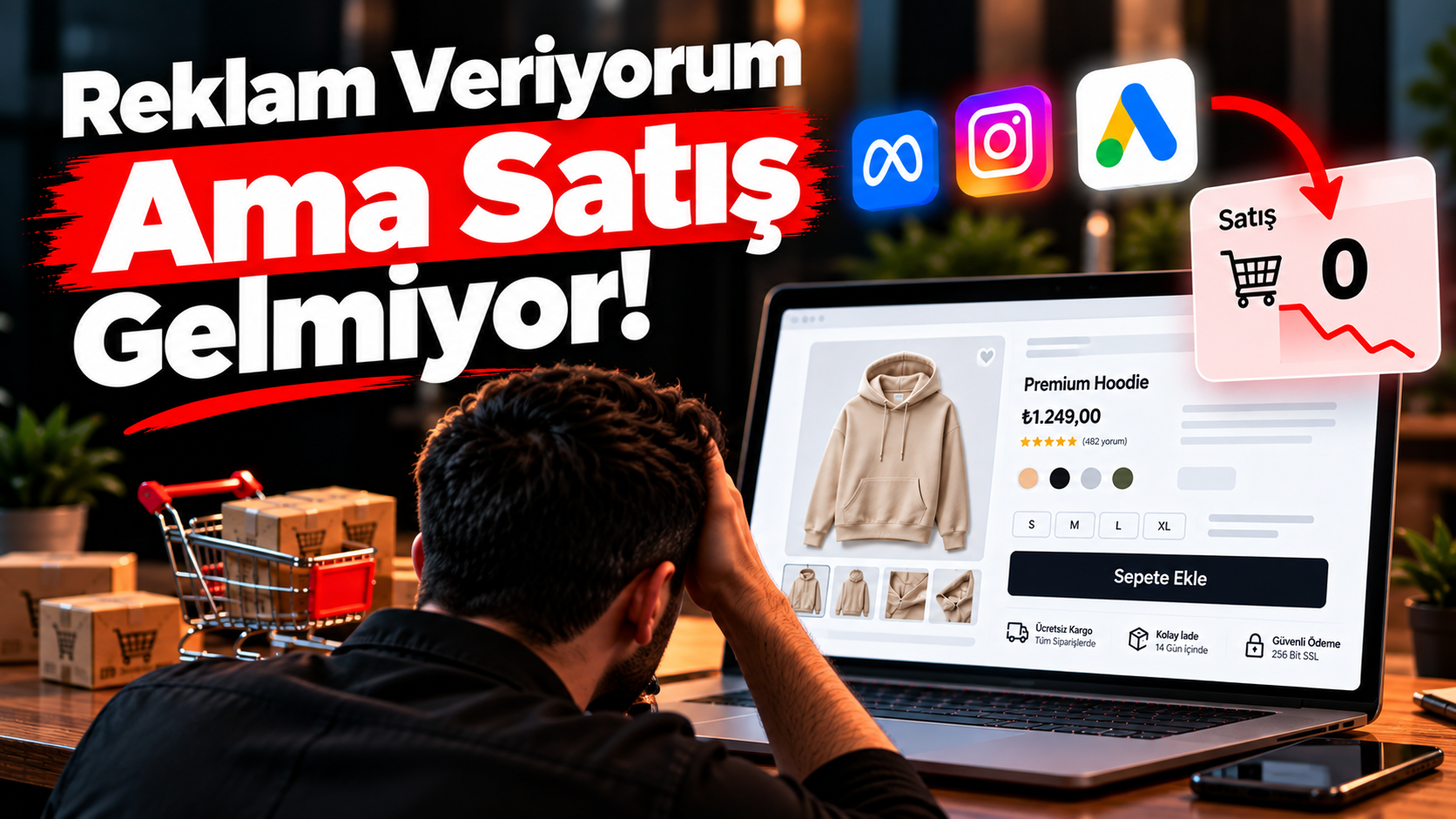 Reklam Veriyorum Ama E-Ticaret Sitemden Satış Gelmiyor